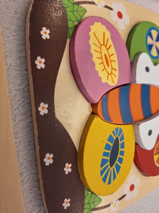 Сет дървени пъзели за най-малките