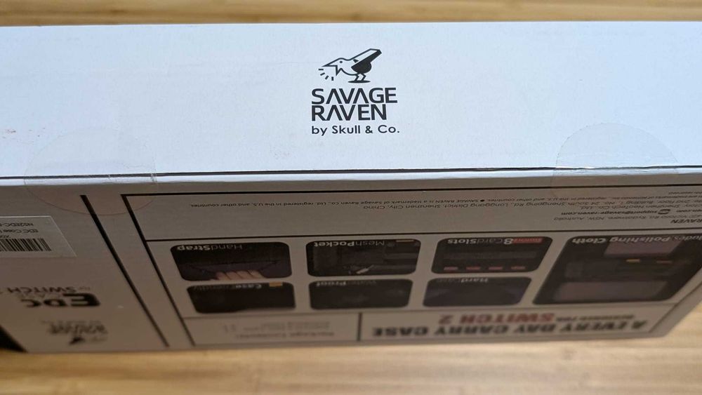 НОВ - Savage Raven by Skull & Co преносим твърд калъф кейс за Nintendo Switch 2