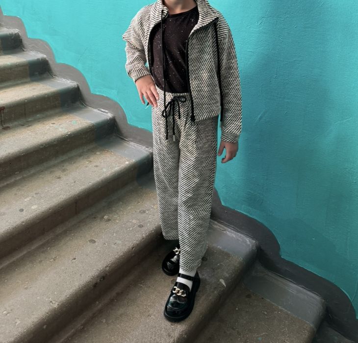 Детский твидовый костюм