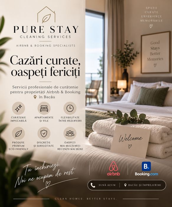 Firma curatenie booking/airbnb