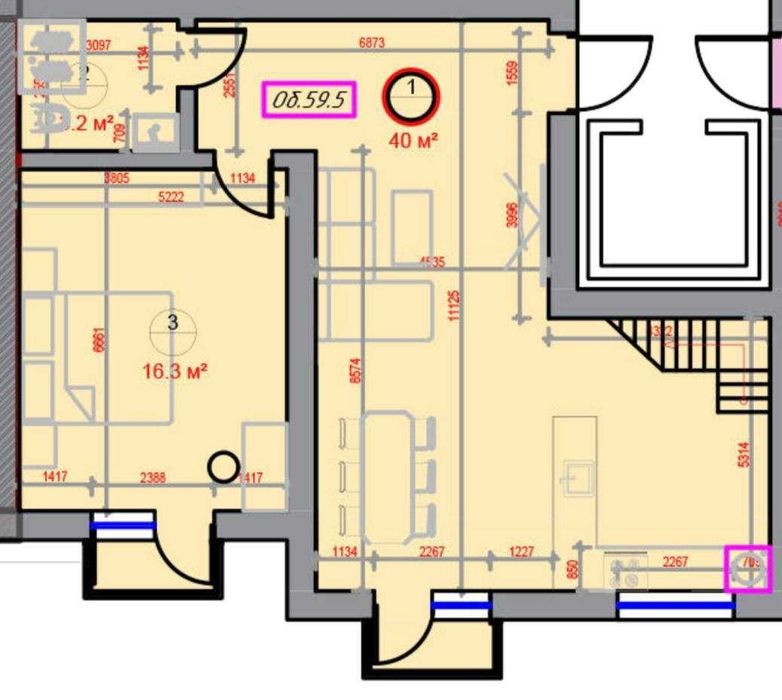 ~2х комнатная квартира  Мирзо-Улгбекский район улица Сайрам