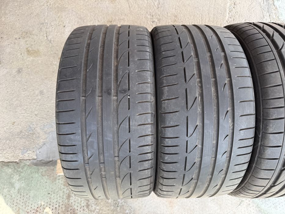 4бр. Рънфлат Летни Гуми Спорт-Пакет 245/35R/18 и 225/40R/18 **BRIDGESTONE** DOT:0218- 5.2мм.