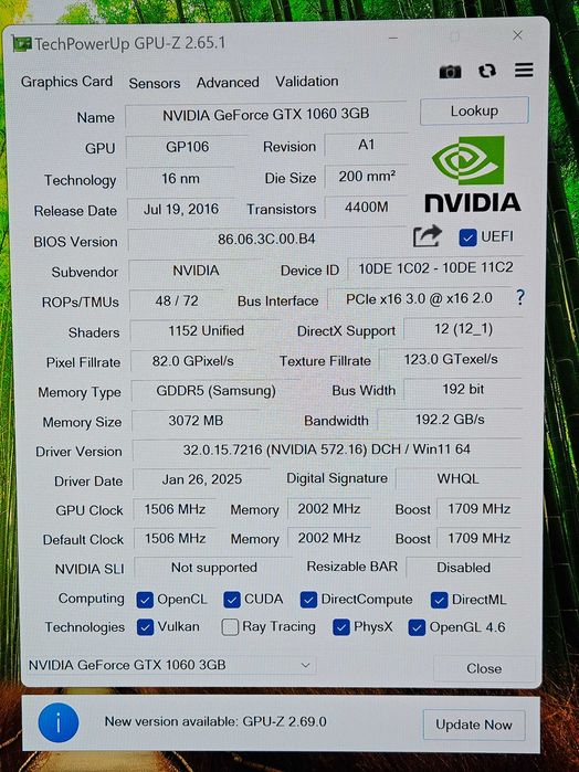 Placa video Inno3D GTX 1060 3GB GDDR5 192 bit