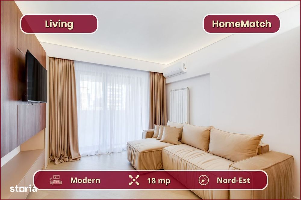 Cortina North | 2 dormitoare | Amenajat premium | Comision 0% — fotografia 3