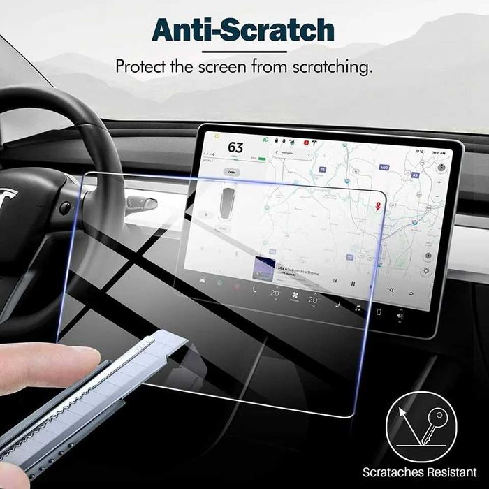 Sticla Folie Protectie PREMIUM Ecran Display Navigatie Tesla Model 3 Y