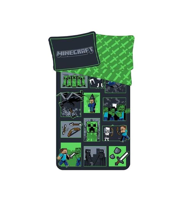 NEW!! Детско Спално Бельо 140x200 Майнкрафт Minecraft
