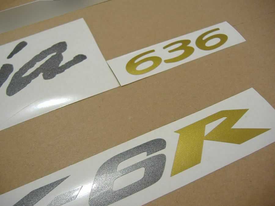Стикери Kawasaki ZX-6R Ninja 2005-2006 лепенки кавазаки 636 зх6р zx6r