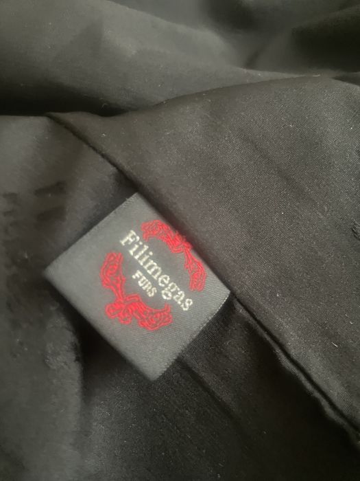 Шуба норковая черная