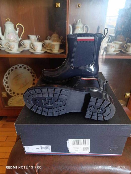 Оригинални къси гумени ботуши TOMMY HILFIGER №36