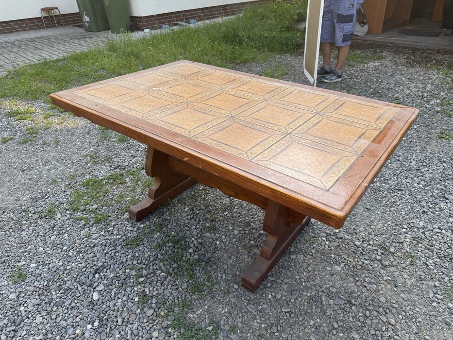 Masa lemn masiv placata