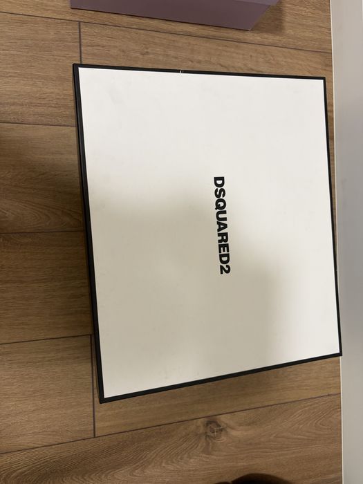 Боти Dsquared на висок ток естествена кожа