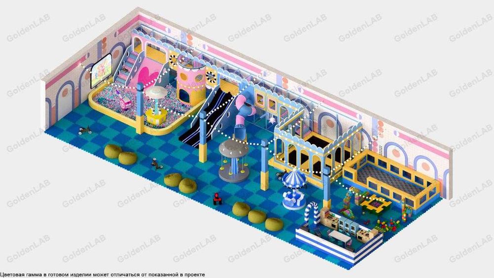 Детский лабиринт, детский игровой парк.