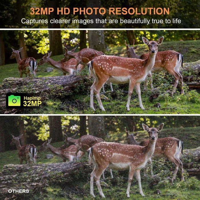 Ловна камера Wifi Hapimp PH810W- 4K 48MP с 32 GB карта подарък