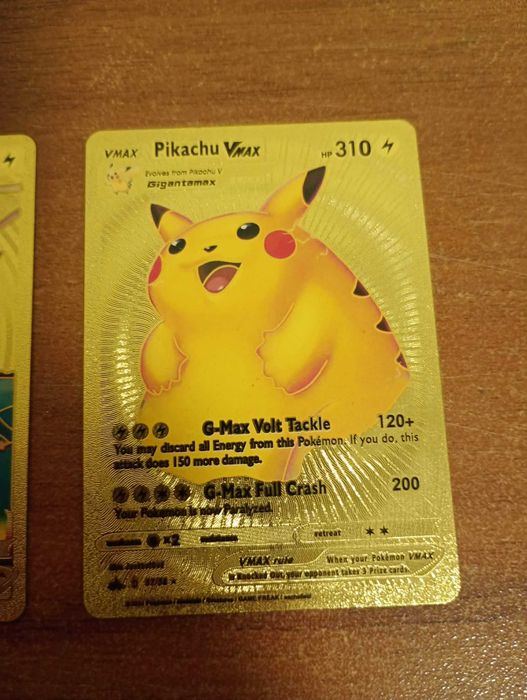 Pokémon Gold Foil cards