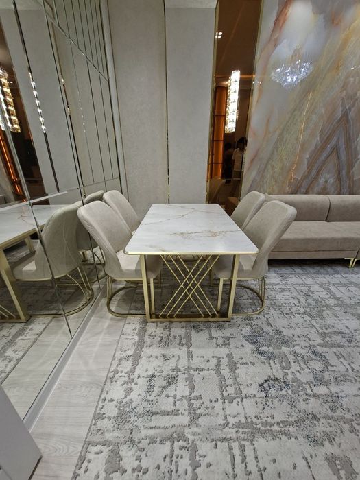 стол ва стул ошхона ва мехмон хона учун