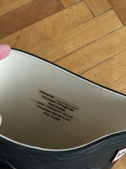 Ботинки Hunter 38р
