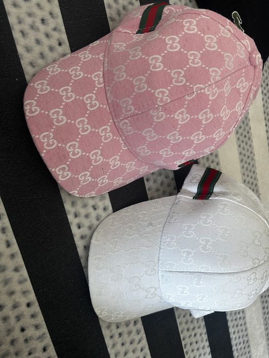 Sepci Gucci alb/roz