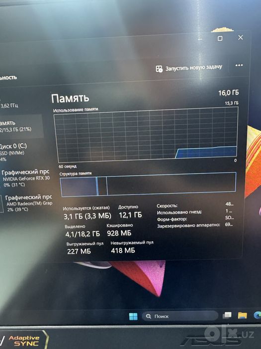 Asus Tuf r5-7535Hs 16/512/3050 4Gb 15.6 Ips 144Hz