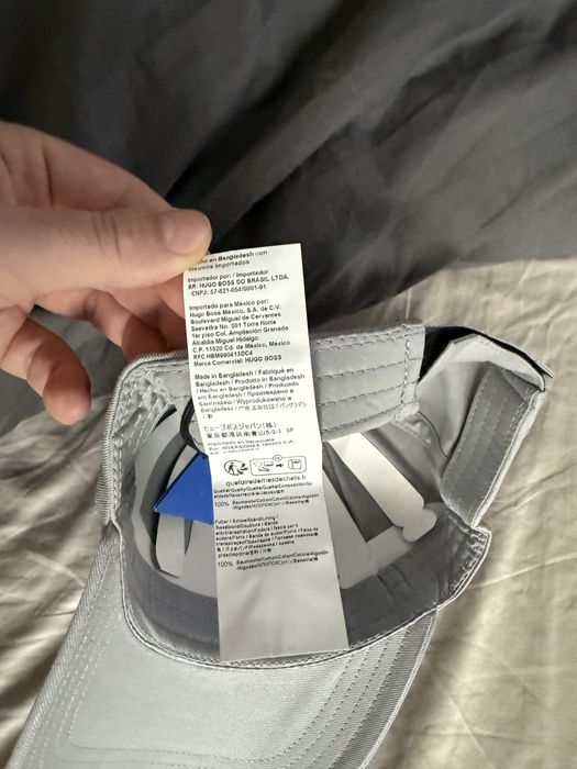 HUGO Jinko sapca unisex gri cu logo albastru marime OS noua originala