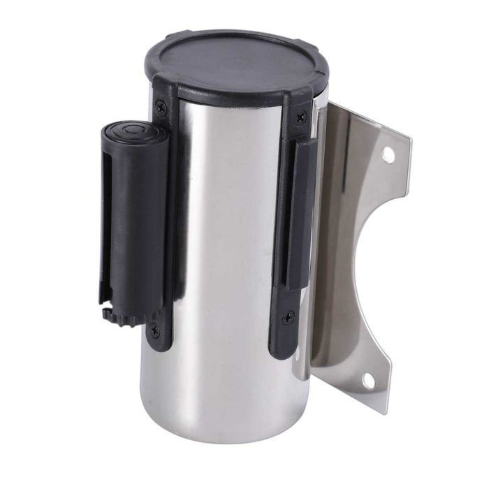 Banda avertizare CANIGHT, retractabila, neagra