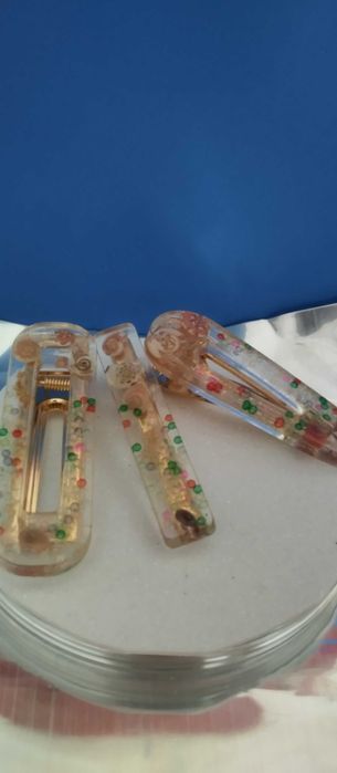 Шноли от епоксидна смола и естествени цветя