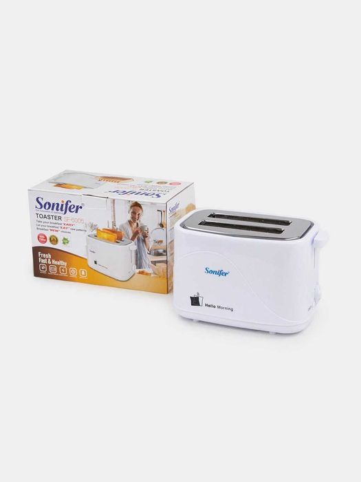 Тостер электрический, двухстороннее поджаривание хлеба Sonifer SF-6005