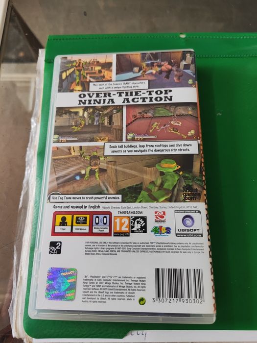 Игра за псп sony playstation psp TMNT
