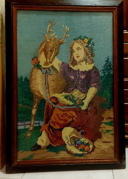 Гоблен ,дърво-рамкиран