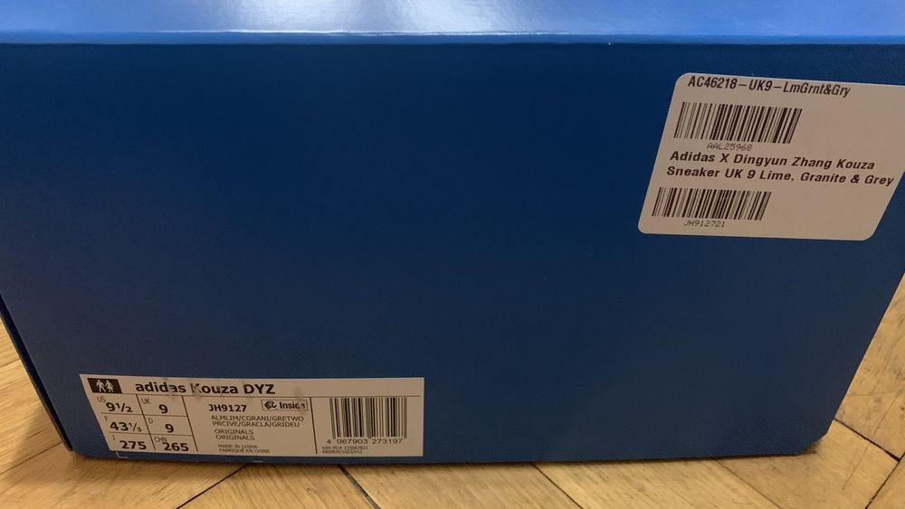 Оригинални маратонки adidas x dingyun Zhang kouza granite & grey uk9