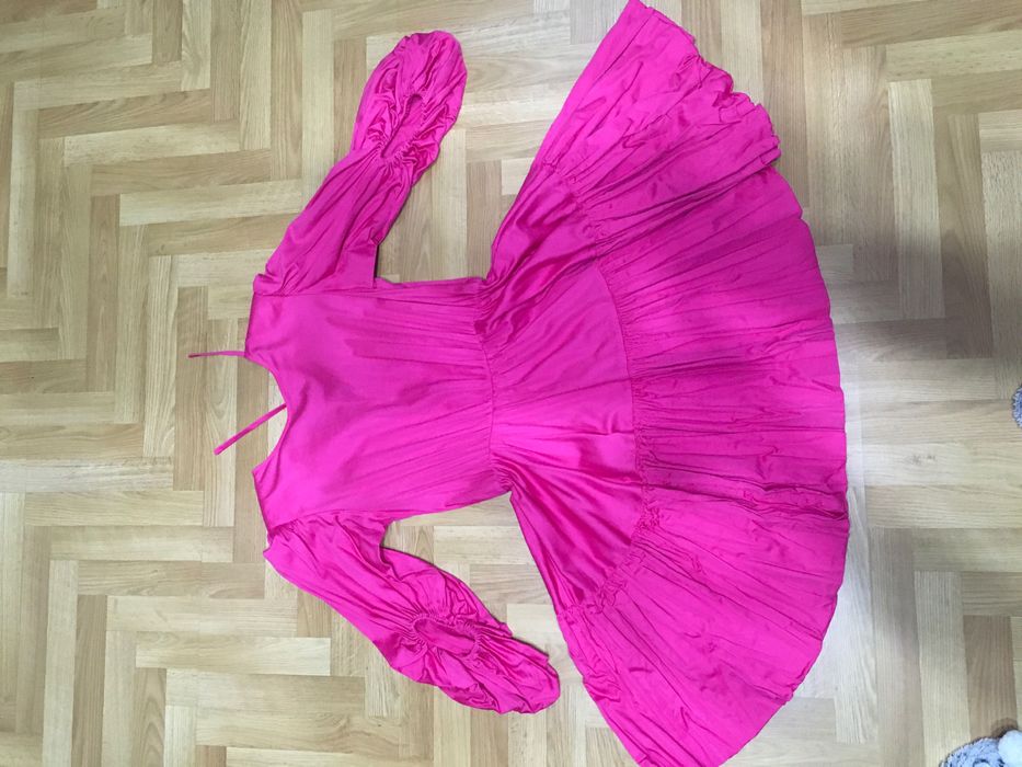Rochie dama eleganta, roz fucsia, de la firma Depot 96