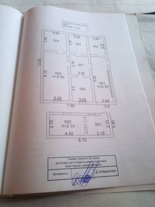 Uy sotiladi 7 xonali kota uy xamda 3 xona vremika