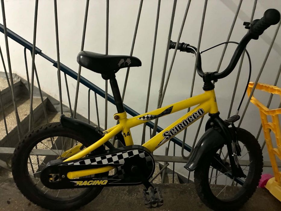 Vand bicicleta Scirocco Racing pentru copiii varsta 3-6 ani