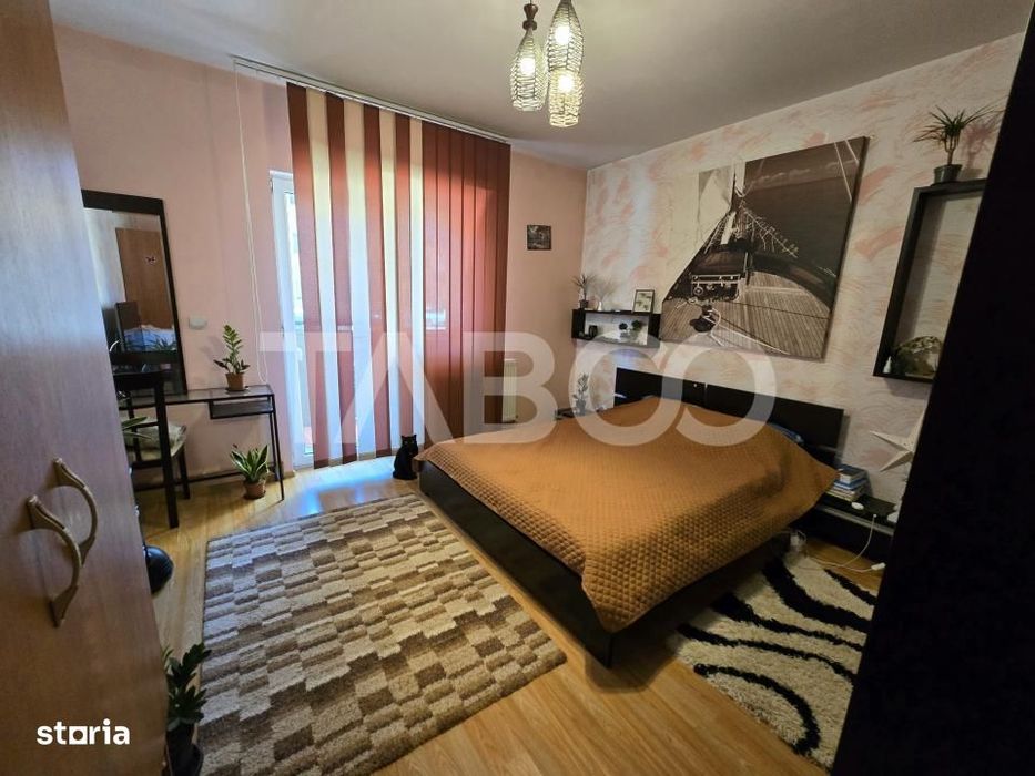 Apartament decomandat de vanzare 2 camere 64 mpu balcon Selimbar Sibiu