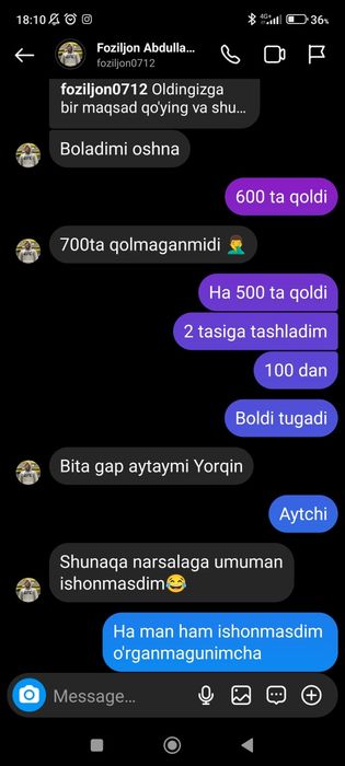 Arzon narxlarda nakrutka xizmati