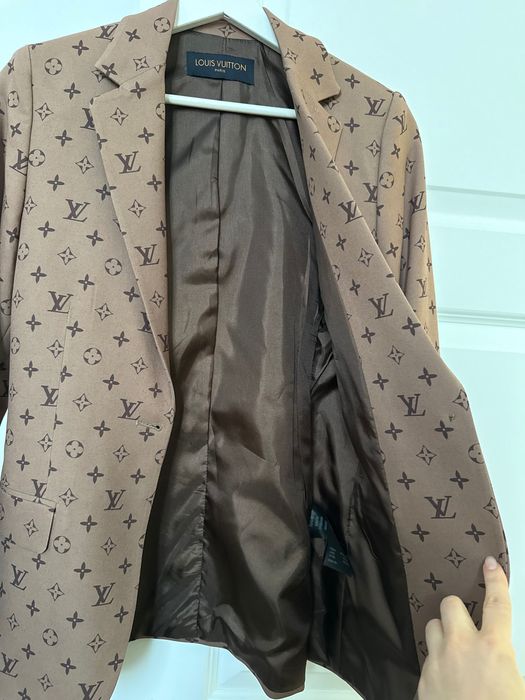 Louis Vuitton sacou dama maro marimea S blazer original deosebit