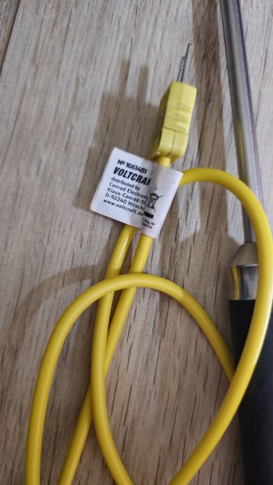 Termometru Sondă Imersie Termocuplu tip K -100 la +1000 °C Voltcraft