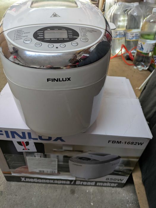 Хлебопекарна Finlux FBM-1682W, 850W, до 1250гр.