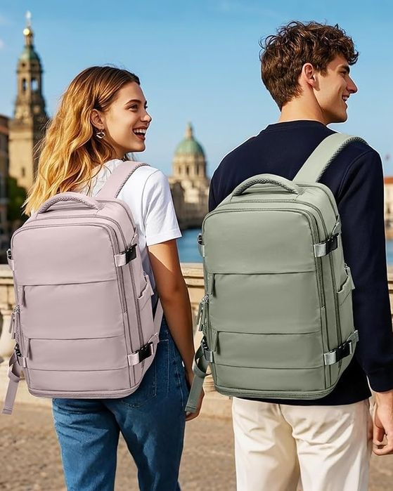 Rucsac Cabina Avion 40x20x25 Laptop 14 Waterproof Roz