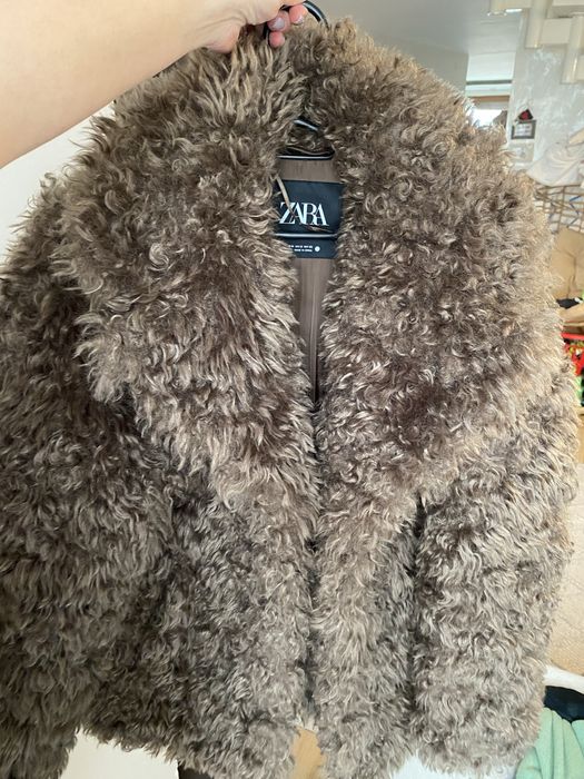 Zara палтенце НОВО теди беър М
