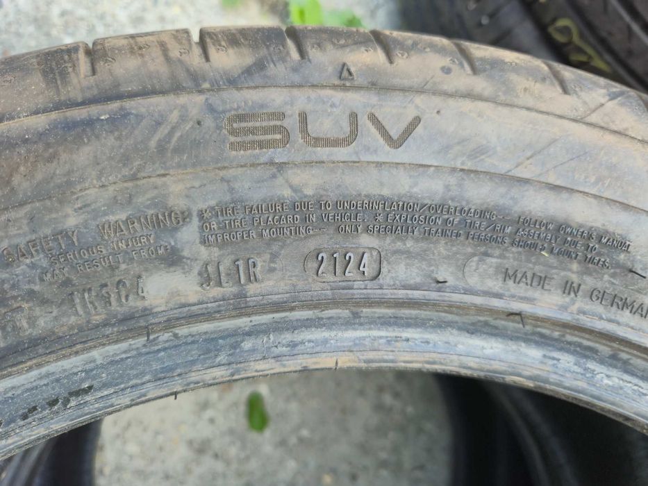 2 Anvelope de VARA - 285/45/20 112Y - DUNLOP SP SPORT SUV - CA NOI - DOT 2024 !