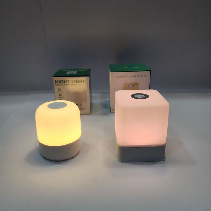 Ночник LED — сенсорный, многоцветный, с USB зарядкой