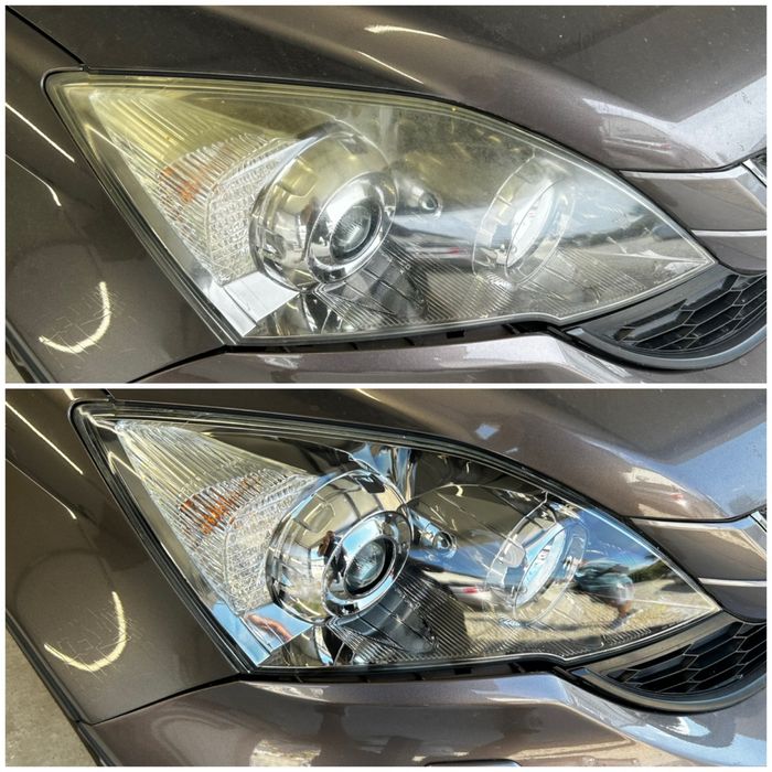 Полиране и пастиране на автомобили, полиране на фарове