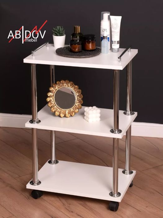 Тележка помощница для салона красоты и косметологии от производителя.