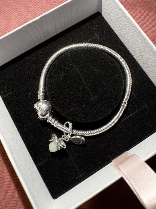 Гривна Pandora Romantic + Талисман “Изпълнена със светлина