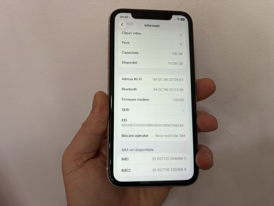 Iphone 11, 128 gb, White