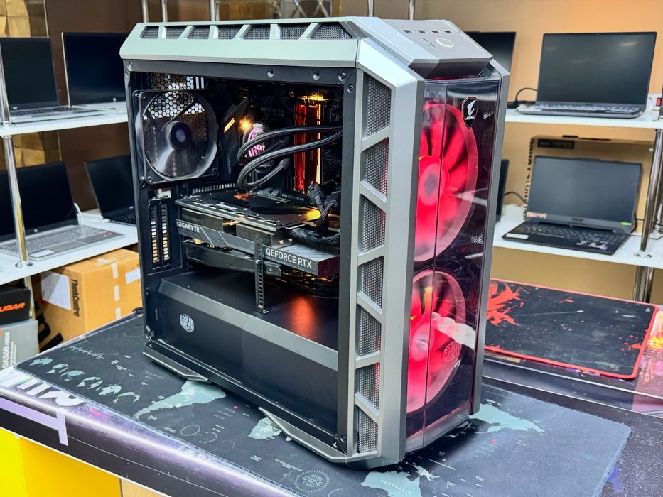 Игровой б/у системный блок i9-9900KF/32GB/SSD2TB/HDD7TB/RTX4090