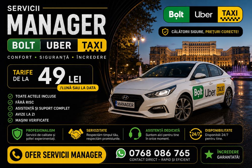 Manager uber bolt