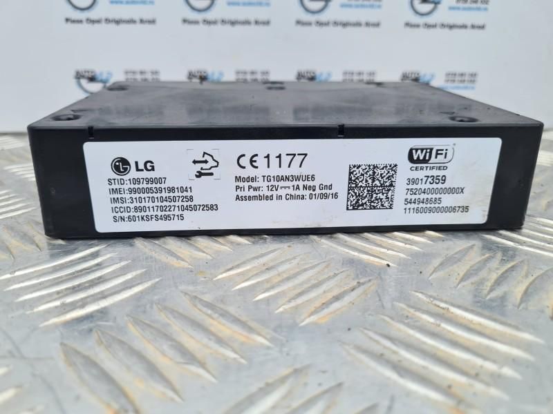 Modul WI-FI In-Car Hotspot modem ONSTAR Opel Corsa E