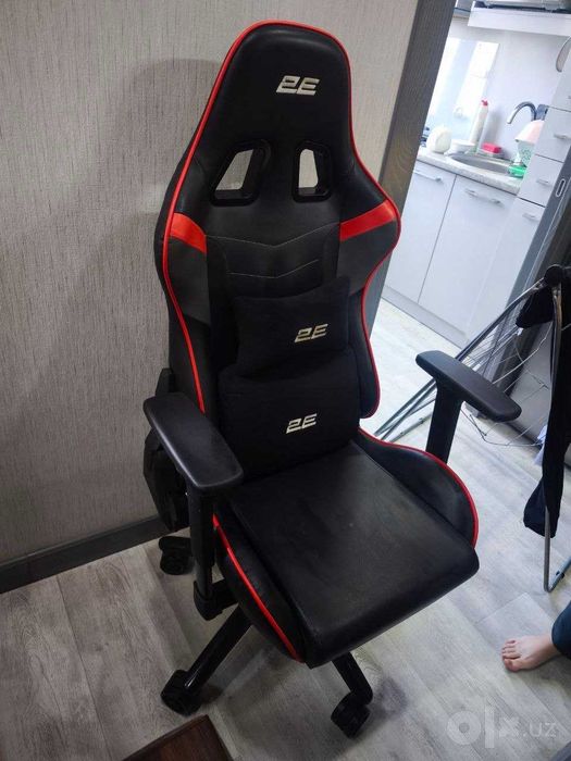 Игровое кресло 2E Gaming Chair BUSHIDO Black/Red Gen II