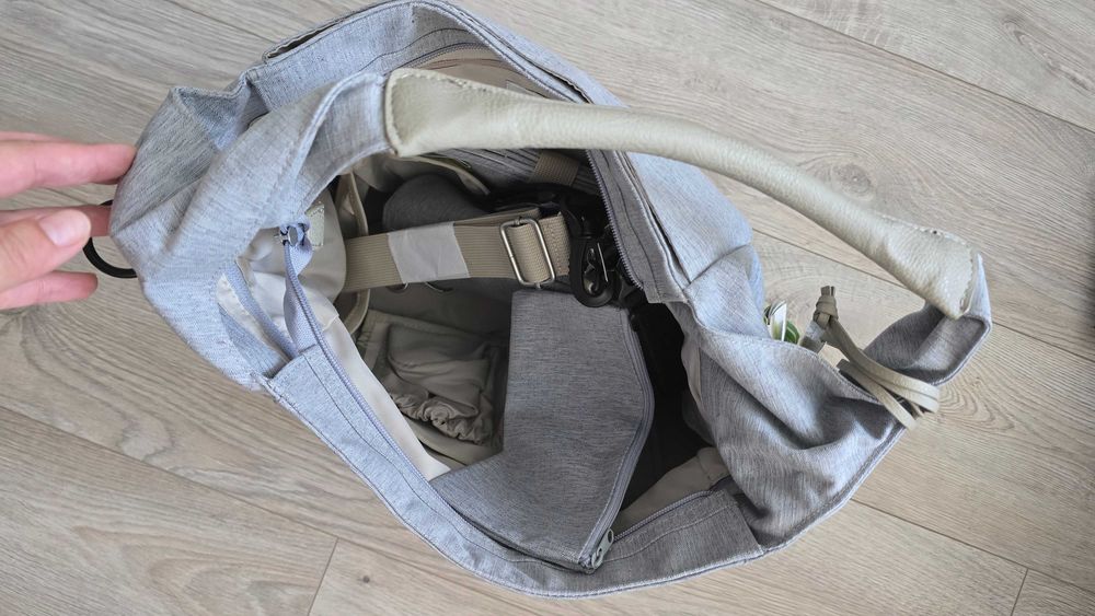 Чанта за бебешка количка Lassig Green label Hobo grey